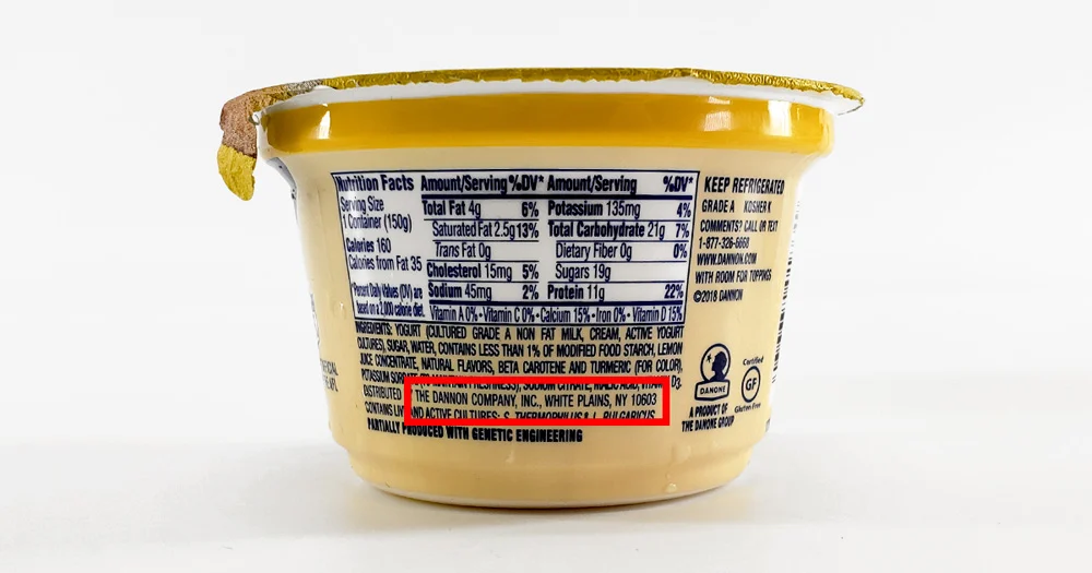 Food Labels Manufacturer