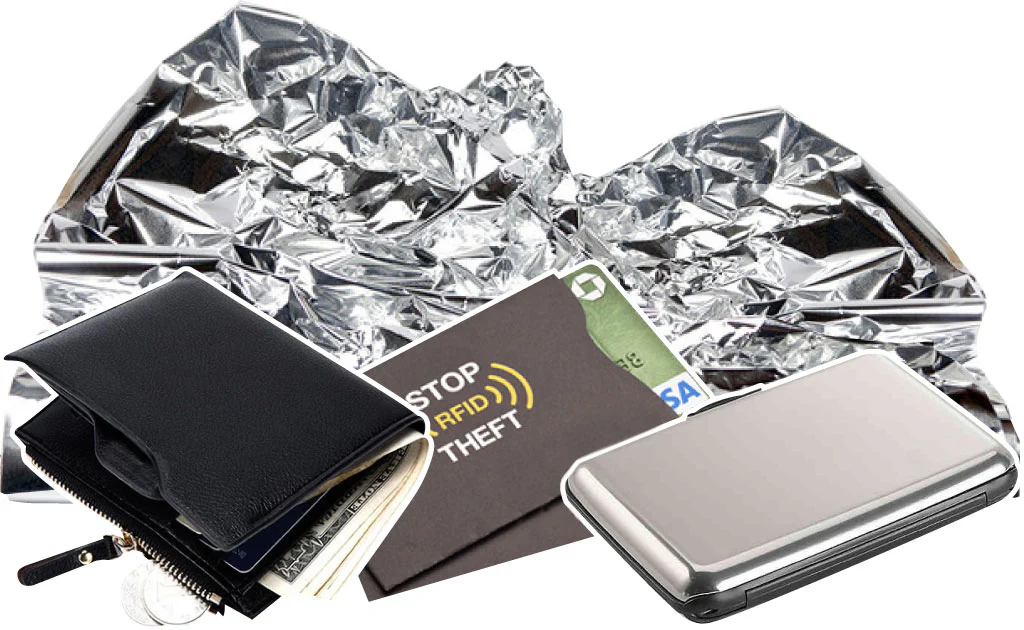Why is aluminum foil considered to Block RFID